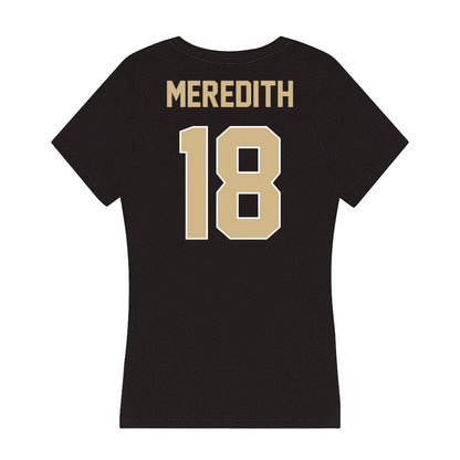 Purdue - NCAA Football : Bennett Meredith - Women's V-Neck T-Shirt-1