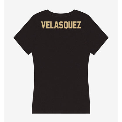 Purdue - NCAA Men's Tennis : Juan David Velasquez - Women's V-Neck T-Shirt-1