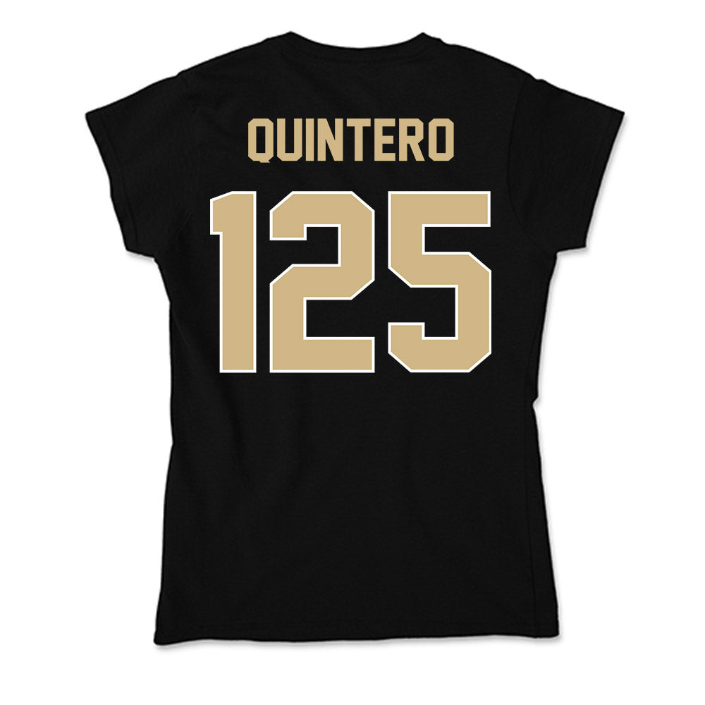 Purdue - NCAA Wrestling : Isaiah Quintero - Soft Style Women’s T-Shirt-1