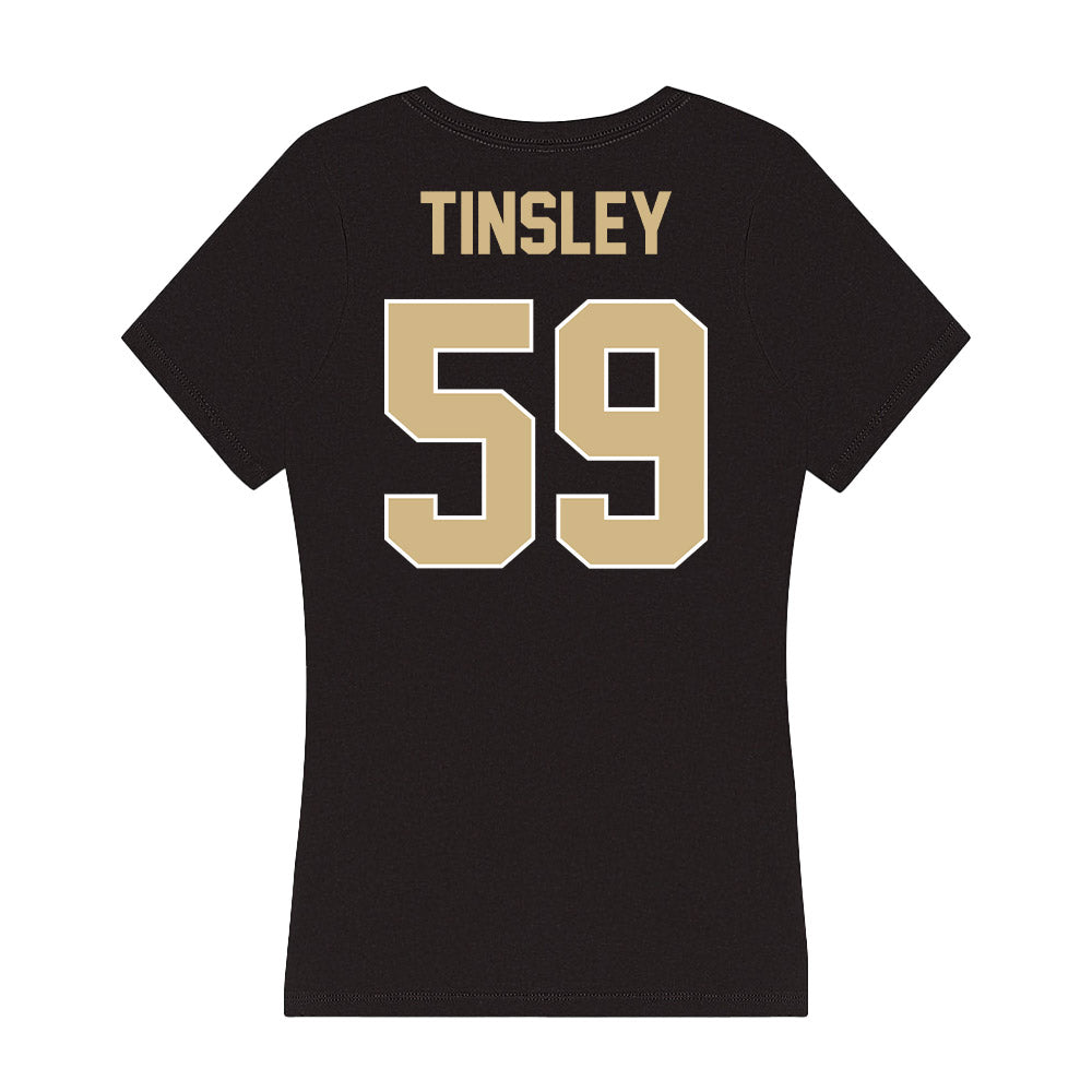 Purdue - NCAA Football : Thomas Tinsley - Women's V-Neck T-Shirt-1