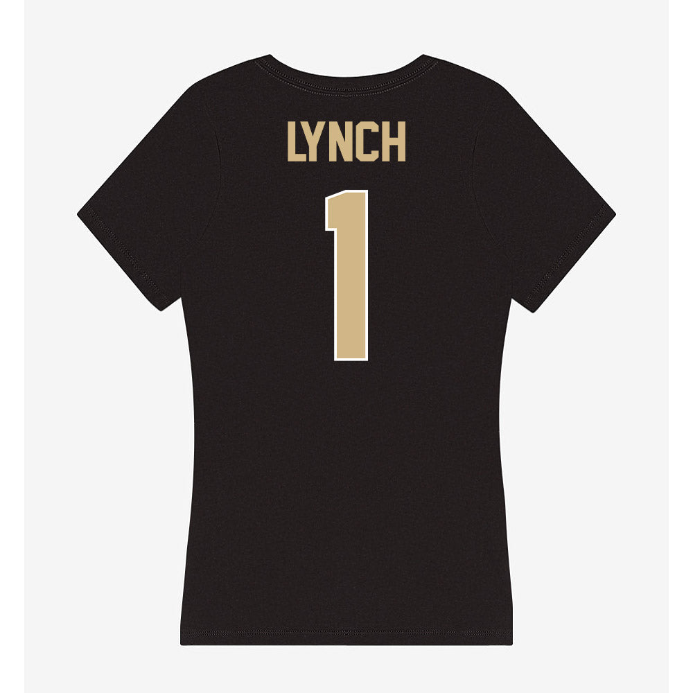 Purdue - NCAA Women's Soccer : Ally Lynch - Women's V-Neck T-Shirt-1