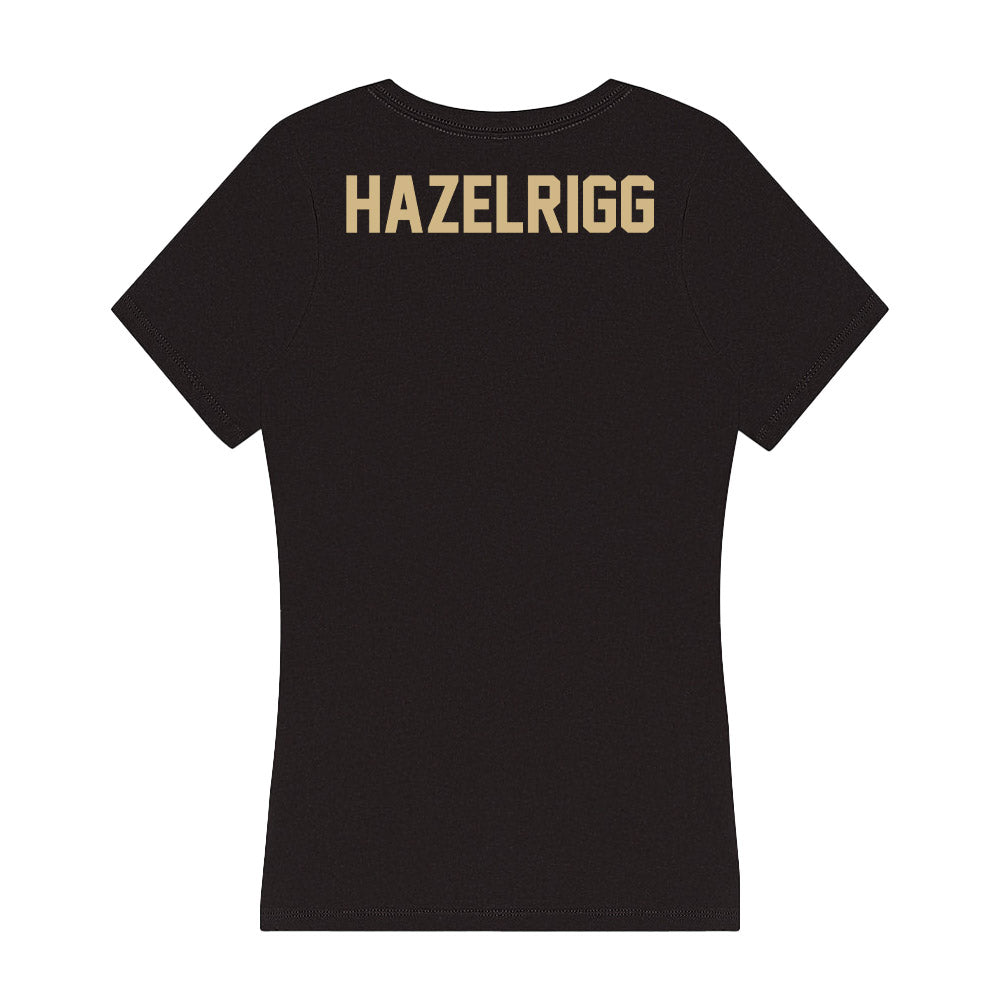 Purdue - NCAA Women's Cross Country : Paige Hazelrigg - Women's V-Neck T-Shirt-1