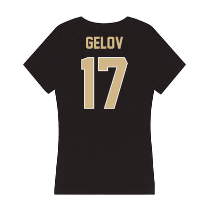 Purdue - NCAA Football : Christian Gelov - Women's V-Neck T-Shirt-1