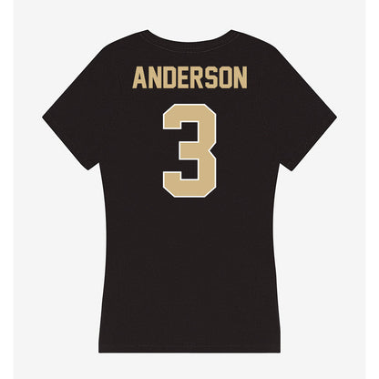 Purdue - NCAA Women's Volleyball : Akasha Anderson - Women's V-Neck T-Shirt-1