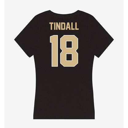 Purdue - NCAA Women's Volleyball : Addy Tindall - Women's V-Neck T-Shirt-1