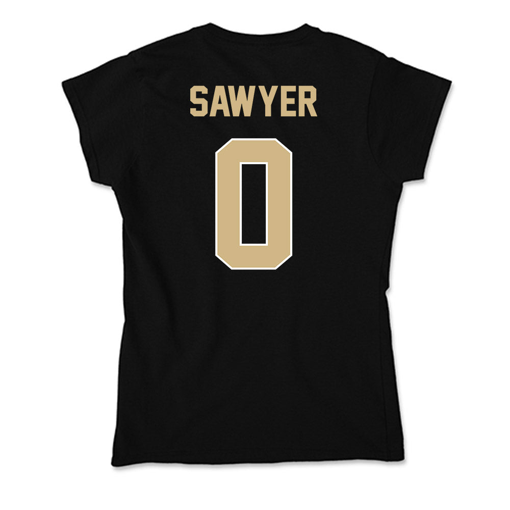 Purdue - NCAA Baseball : Barron Sawyer - Soft Style Women’s T-Shirt-1