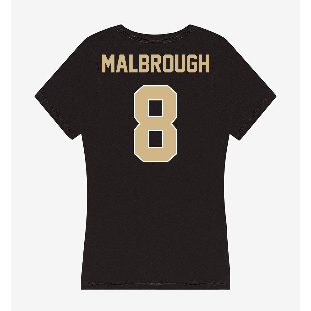 Purdue - NCAA Baseball : Quincy Malbrough - Women's V-Neck T-Shirt-1