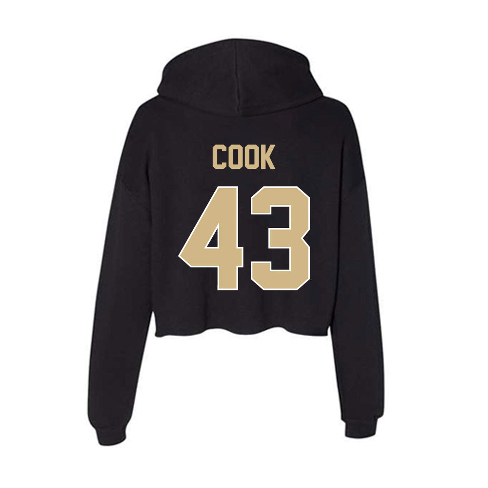 Purdue - NCAA Baseball : Avery Cook - Women's Crop Fleece Hoodie-1