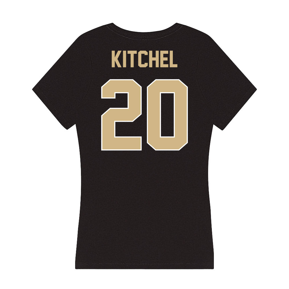 Purdue - NCAA Football : Carson Kitchel - Women's V-Neck T-Shirt-1