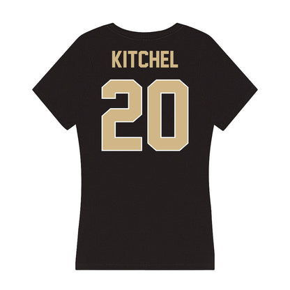 Purdue - NCAA Football : Carson Kitchel - Women's V-Neck T-Shirt-1