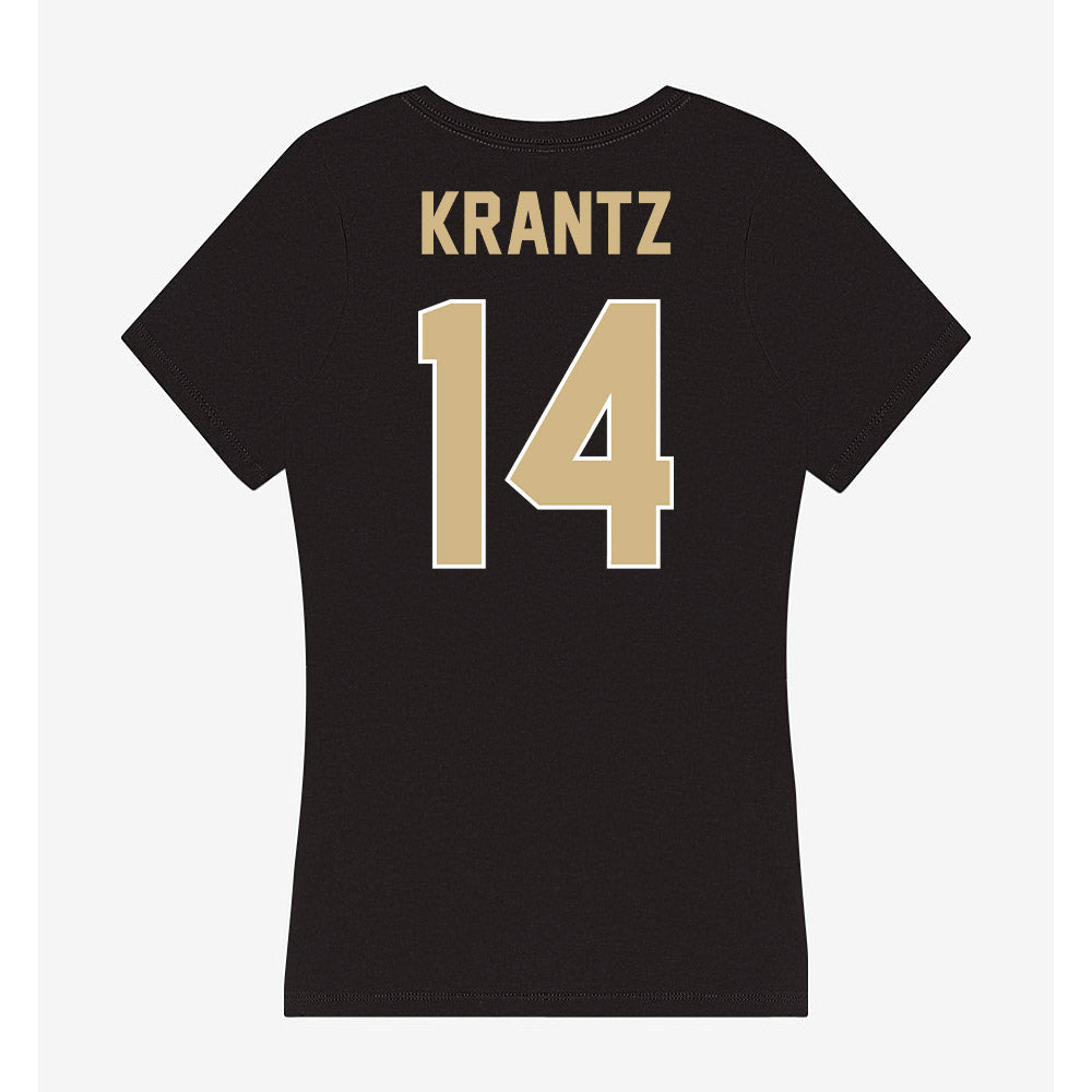 Purdue - NCAA Softball : Jensen Krantz - Women's V-Neck T-Shirt-1