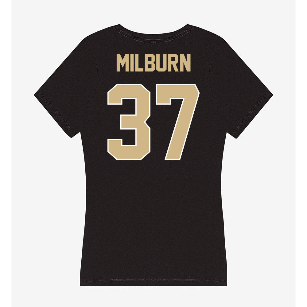 Purdue - NCAA Baseball : Isaac Milburn - Women's V-Neck T-Shirt-1
