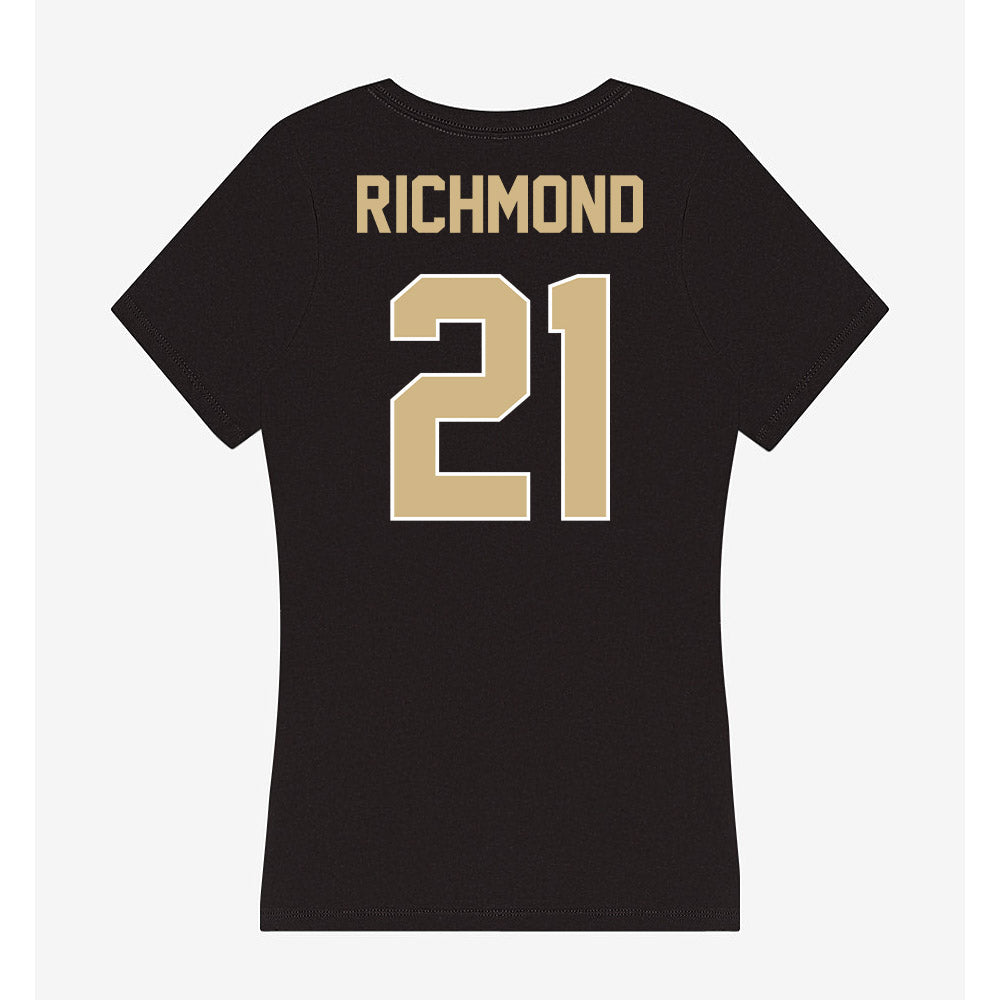 Purdue - NCAA Baseball : CJ Richmond - Women's V-Neck T-Shirt-1