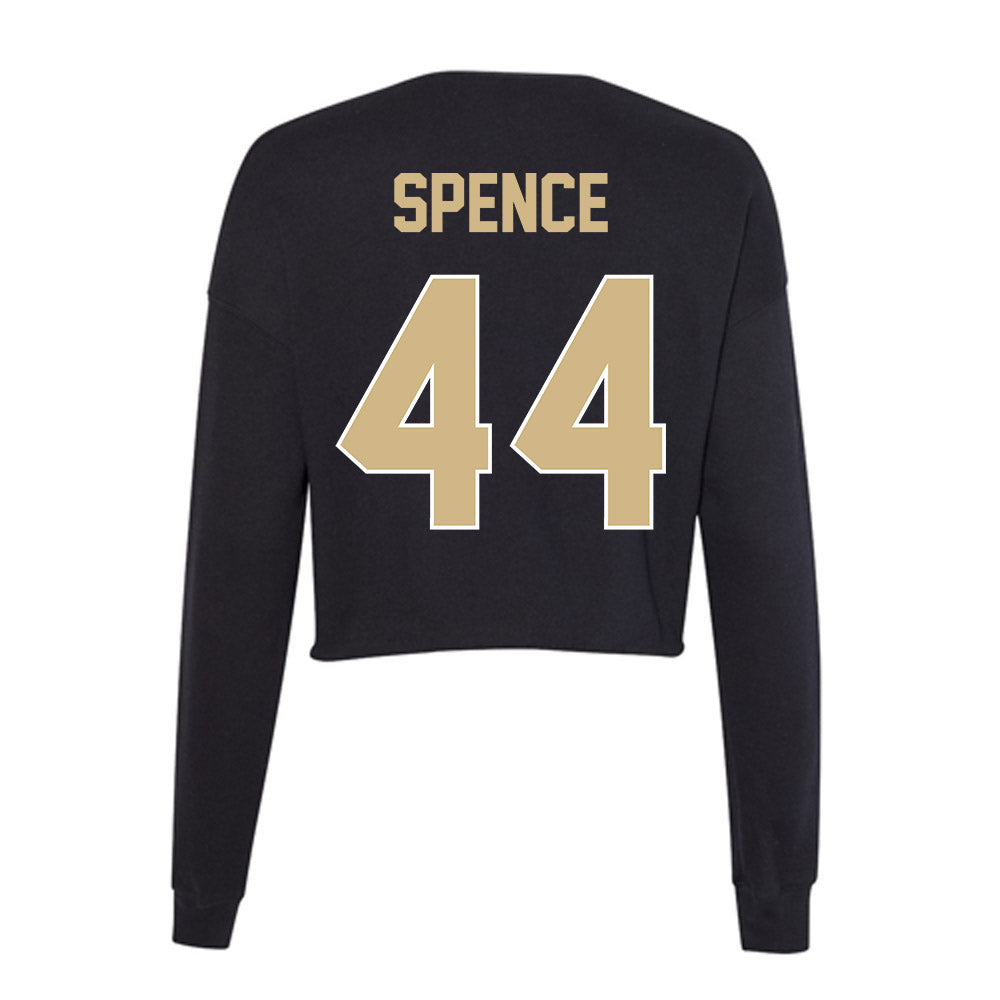 Purdue - NCAA Baseball : Keenan Spence - Women's Cropped Crew Fleece-1