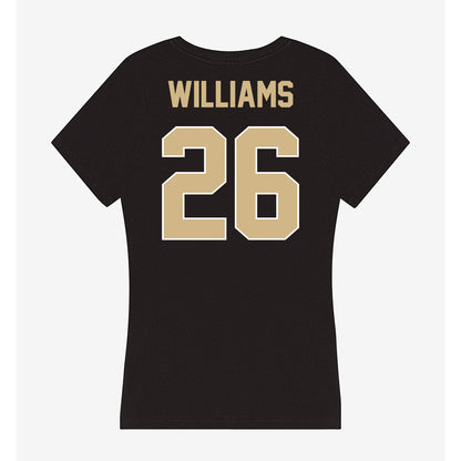Purdue - NCAA Football : Zeke Williams - Women's V-Neck T-Shirt-1