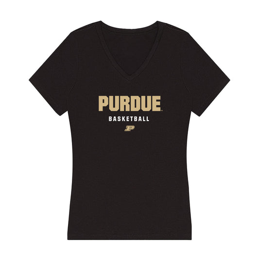 Purdue - NCAA Men's Basketball : Jace Rayl - Women's V-Neck T-Shirt-0
