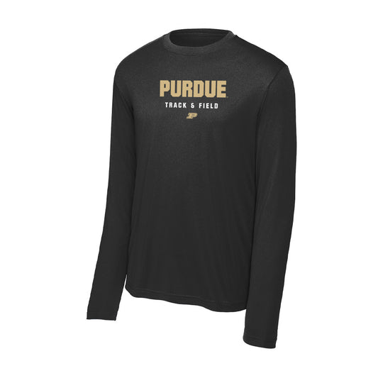 Purdue - NCAA Men's Track & Field : Kamryn Harry - Activewear Long Sleeve T-Shirt-0