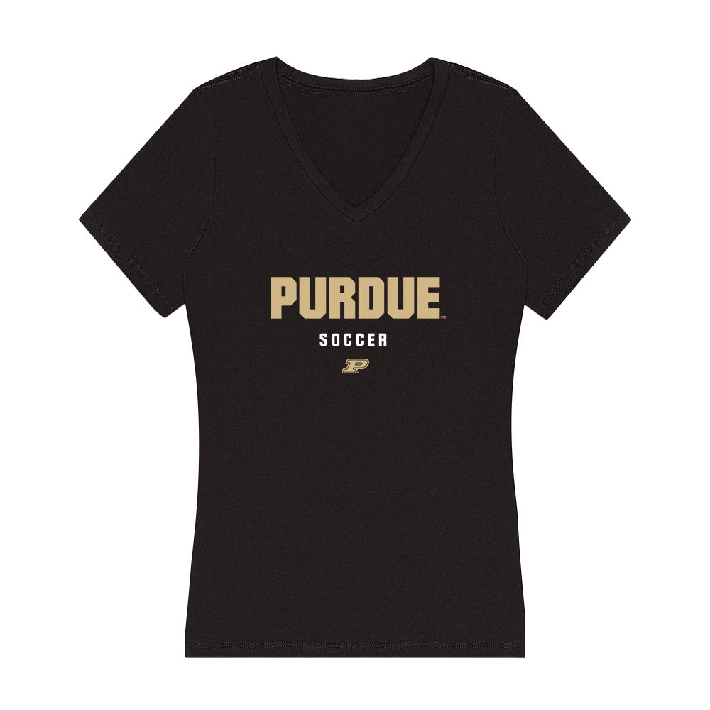 Purdue - NCAA Women's Soccer : Brooke Haarala - Women's V-Neck T-Shirt-0