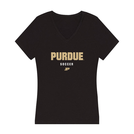Purdue - NCAA Women's Soccer : Brooke Haarala - Women's V-Neck T-Shirt-0