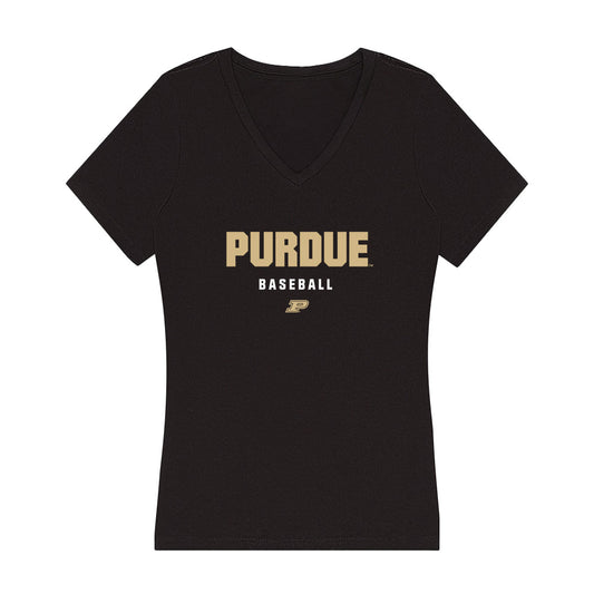 Purdue - NCAA Baseball : Matthew Osteen - Women's V-Neck T-Shirt-0