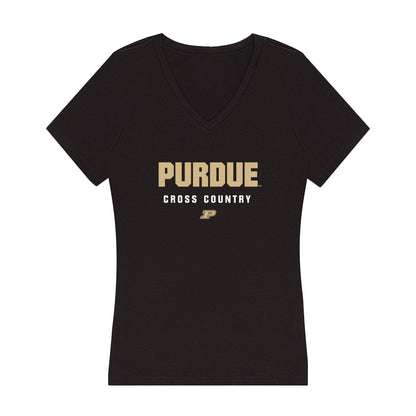 Purdue - NCAA Women's Cross Country : Paige Hazelrigg - Women's V-Neck T-Shirt-0