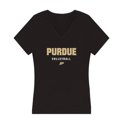 Purdue - NCAA Women's Volleyball : Taylor Anderson - Women's V-Neck T-Shirt-0