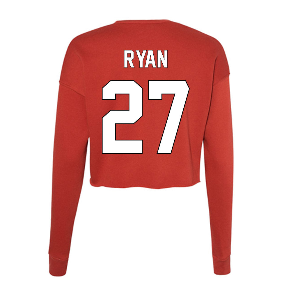 Maryland - NCAA Baseball : Brayden Ryan - Women's Cropped Crew Fleece-1