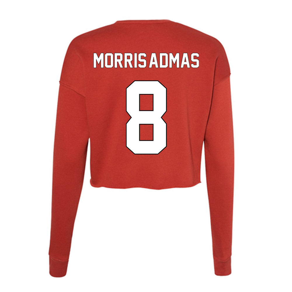 Maryland - NCAA Women's Field Hockey : Ericka Morris-Admas - Women's Cropped Crew Fleece-1