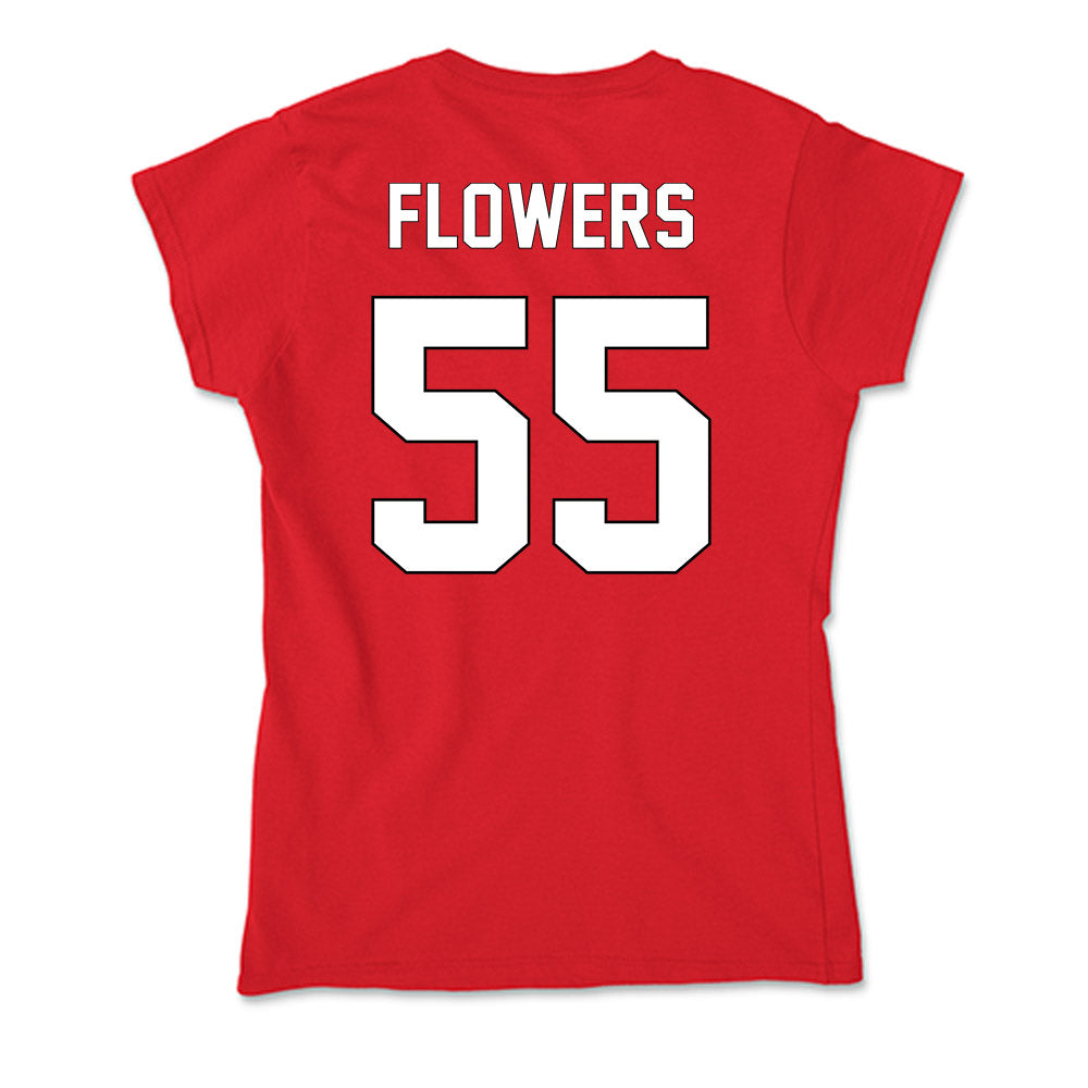 Maryland - NCAA Football : Keion Flowers - Soft Style Women’s T-Shirt-1