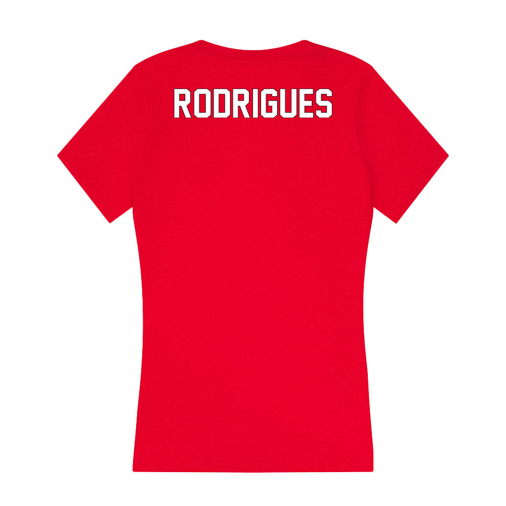 Maryland - NCAA Wrestling : AJ Rodrigues - Women's V-Neck T-Shirt-1