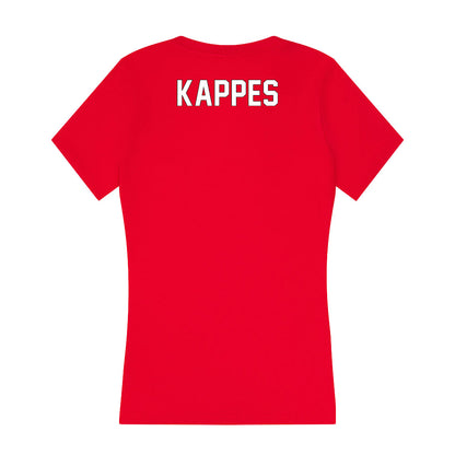 Maryland - NCAA Wrestling : Garrett Kappes - Women's V-Neck T-Shirt-1