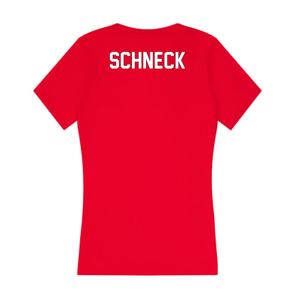 Maryland - NCAA Wrestling : Joey Schneck - Women's V-Neck T-Shirt-1