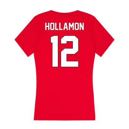 Maryland - NCAA Women's Field Hockey : Josie Hollamon - Women's V-Neck T-Shirt-1