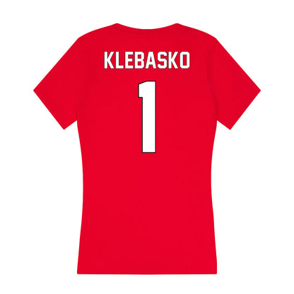 Maryland - NCAA Women's Field Hockey : Alyssa Klebasko - Women's V-Neck T-Shirt-1