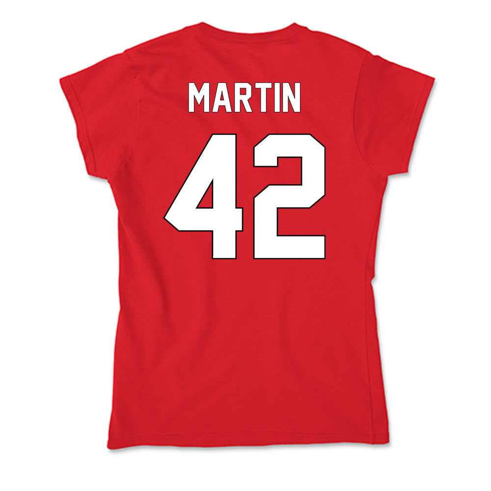 Maryland - NCAA Baseball : Brayden Martin - Soft Style Women’s T-Shirt-1