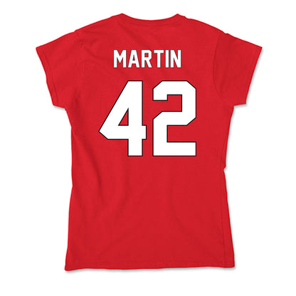 Maryland - NCAA Baseball : Brayden Martin - Soft Style Women’s T-Shirt-1