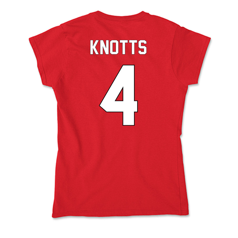Maryland - NCAA Football : Shaleak Knotts - Soft Style Women’s T-Shirt-1