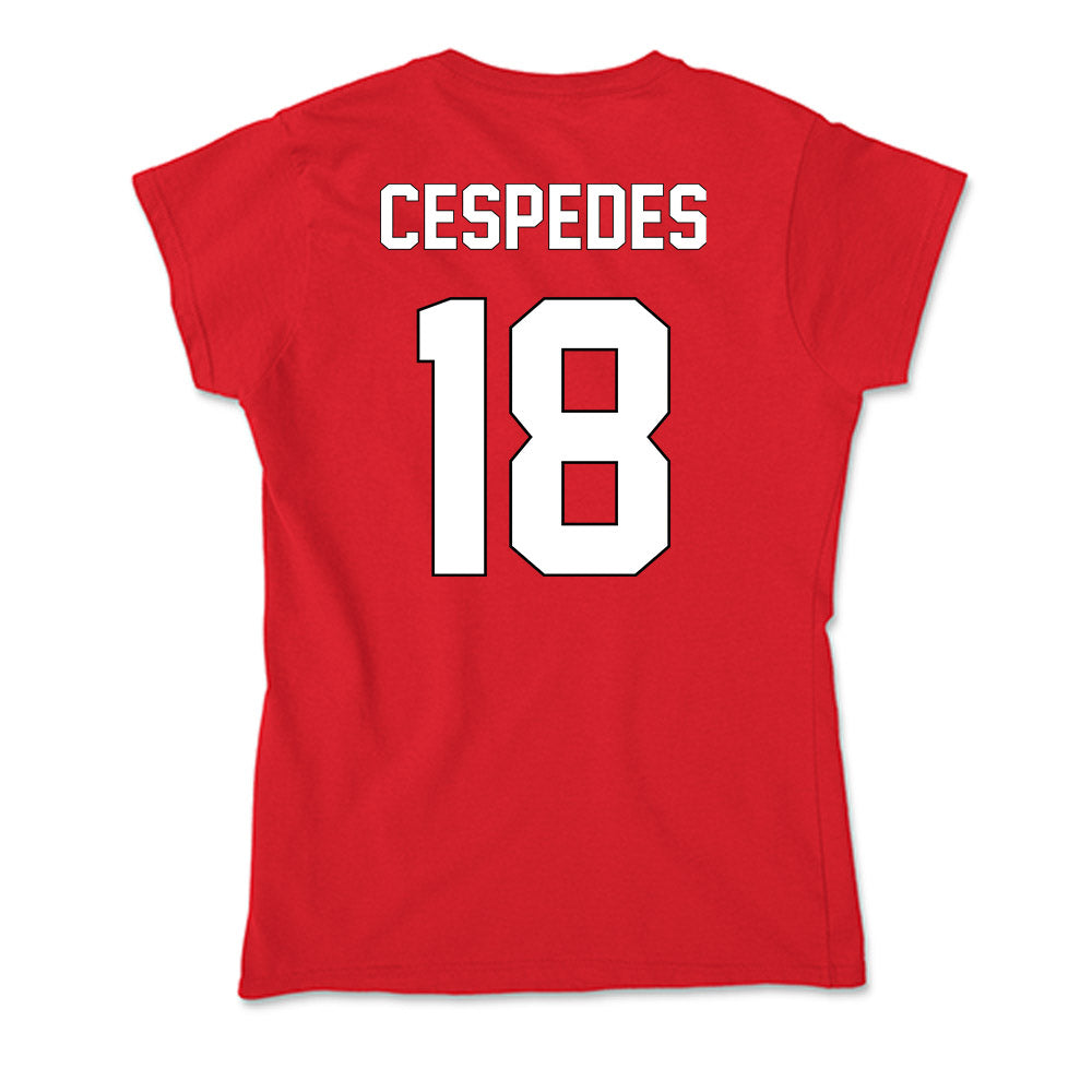 Maryland - NCAA Baseball : Cristofer Cespedes - Soft Style Women’s T-Shirt-1