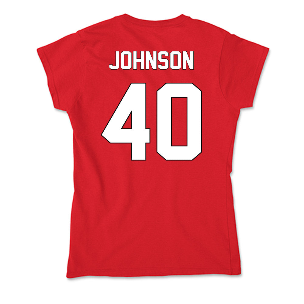 Maryland - NCAA Football : Taizse Johnson - Soft Style Women’s T-Shirt-1