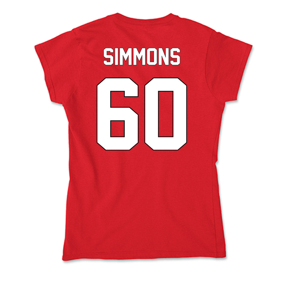 Maryland - NCAA Football : Joshua Simmons - Soft Style Women’s T-Shirt-1