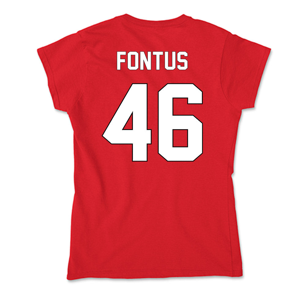 Maryland - NCAA Football : Dillan Fontus - Soft Style Women’s T-Shirt-1