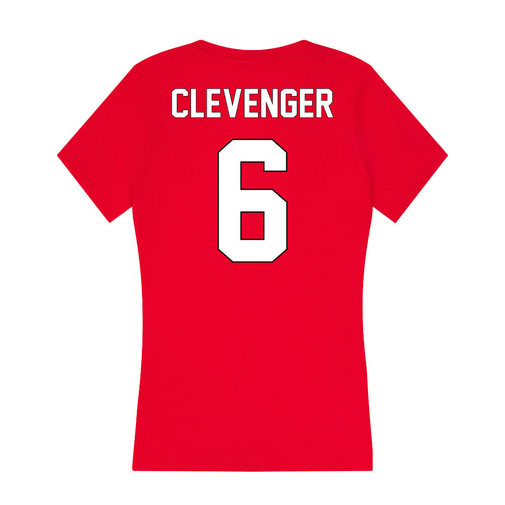 Maryland - NCAA Women's Lacrosse : Eloise Clevenger - Women's V-Neck T-Shirt-1