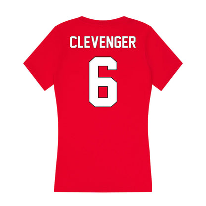 Maryland - NCAA Women's Lacrosse : Eloise Clevenger - Women's V-Neck T-Shirt-1