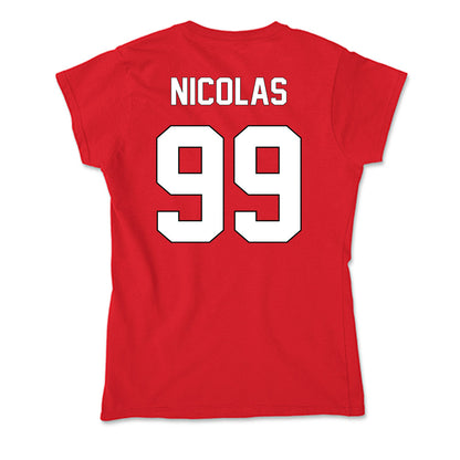 Maryland - NCAA Football : Dimitry Nicolas - Soft Style Women’s T-Shirt-1