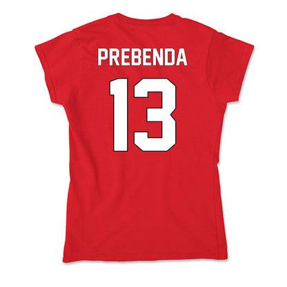 Maryland - NCAA Men's Soccer : Tyler Prebenda - Soft Style Women’s T-Shirt-1