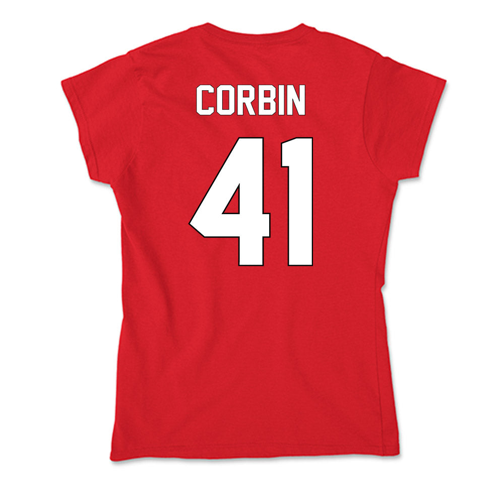 Maryland - NCAA Baseball : Parker Corbin - Soft Style Women’s T-Shirt-1