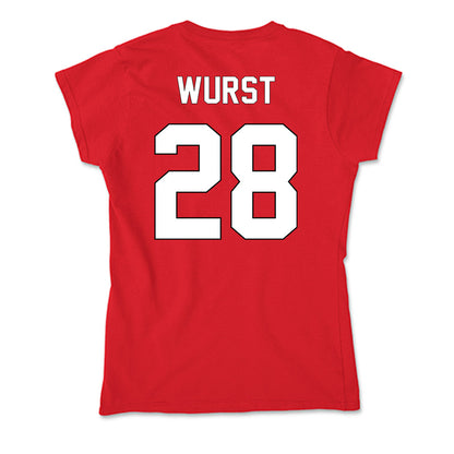 Maryland - NCAA Softball : Aubrey Wurst - Soft Style Women’s T-Shirt-1