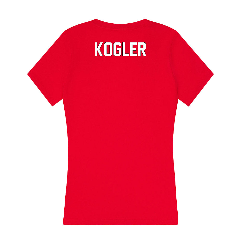 Maryland - NCAA Women's Gymnastics : Josephine Kogler - Women's V-Neck T-Shirt-1