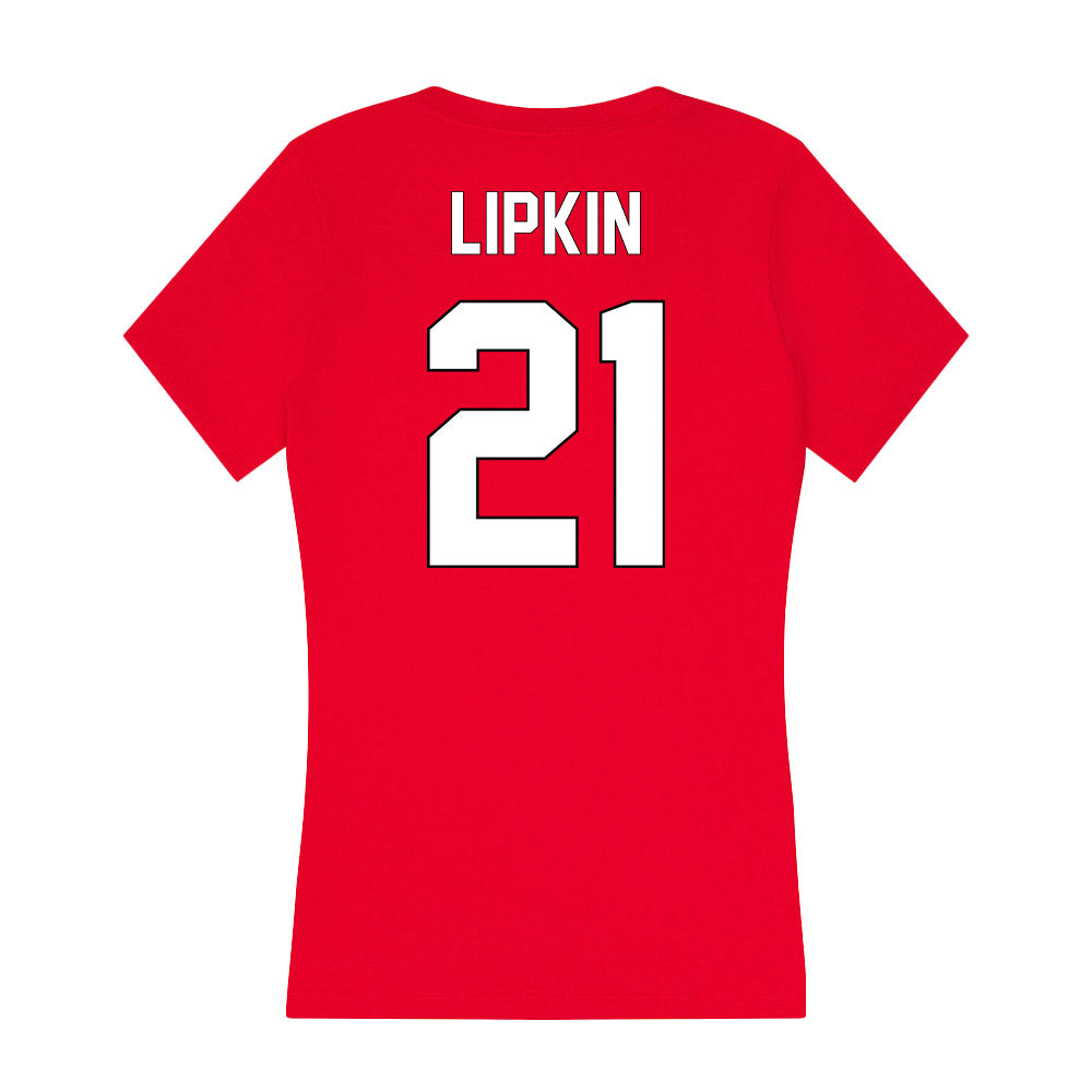 Maryland - NCAA Women's Lacrosse : Jordyn Lipkin - Women's V-Neck T-Shirt-1