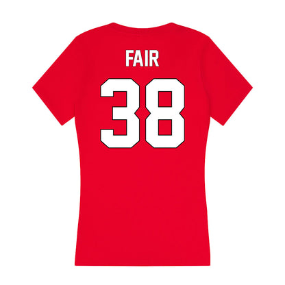 Maryland - NCAA Football : Jaiden Fair - Women's V-Neck T-Shirt-1